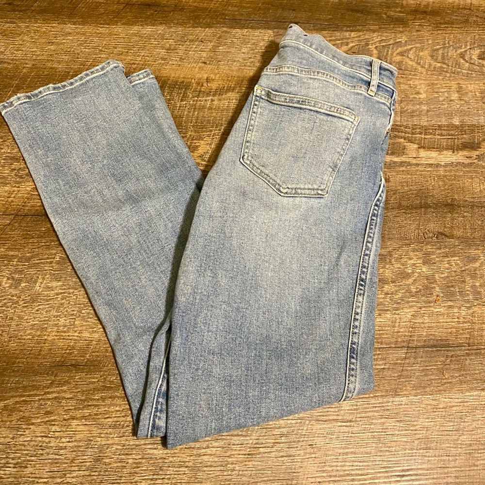 Gap Vintage Slim Mid Rise Denim Jeans Size 29 /8L Light Wash